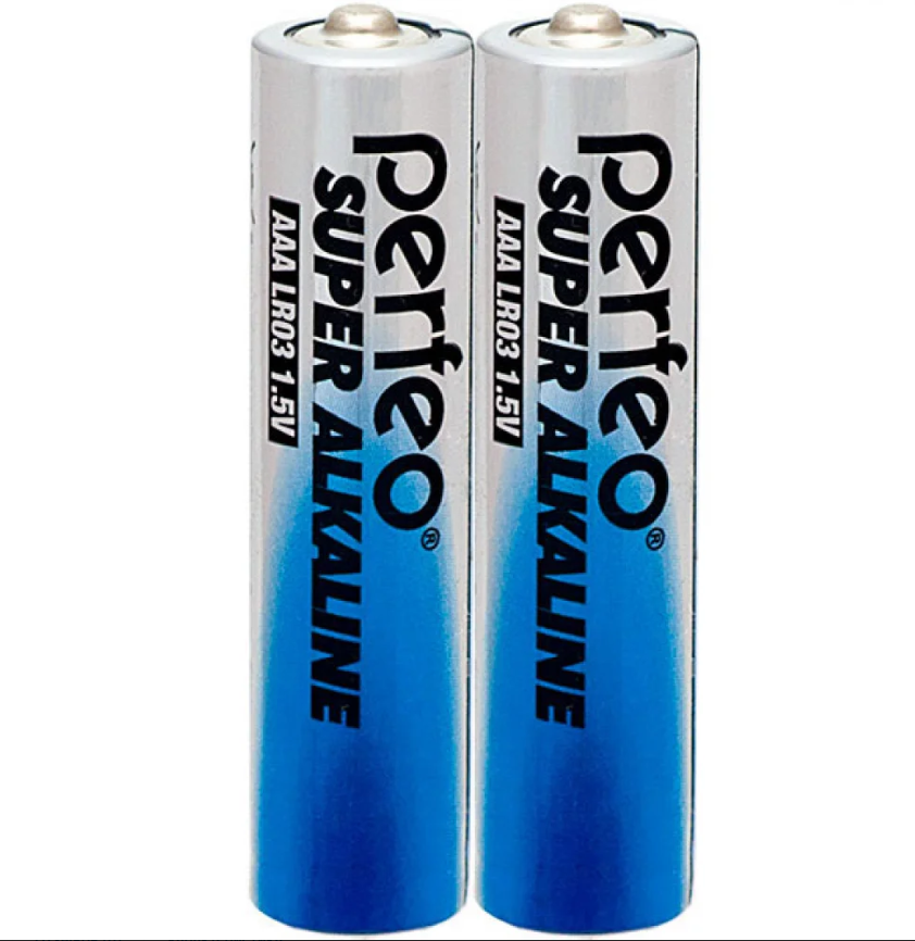 Батарейка LR03 PERFEO Super Alkaline 2SH 2шт/упак (пленка), арт. LR03/2SH