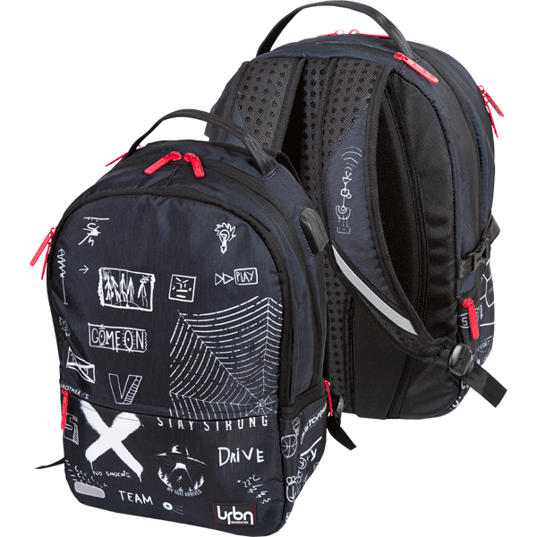 Рюкзак deVENTE Red Label The X уплотненная спинка с вентилируемыми вставками, арт. 7032134