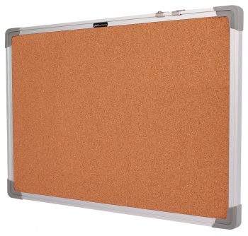 Доска пробковая 60*90 алюминиевая рамка DELI, арт. E39053