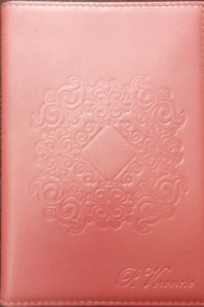 Обложка на водительское удостоверение Paolo VERONESE натуральная кожа Капри розовая, арт. BV-6-AN04