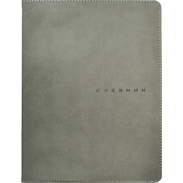 Дневник 1-11 класс интегральная обложка искусственная кожа deVENTE School style Grey съемная обложка, арт. 2020933