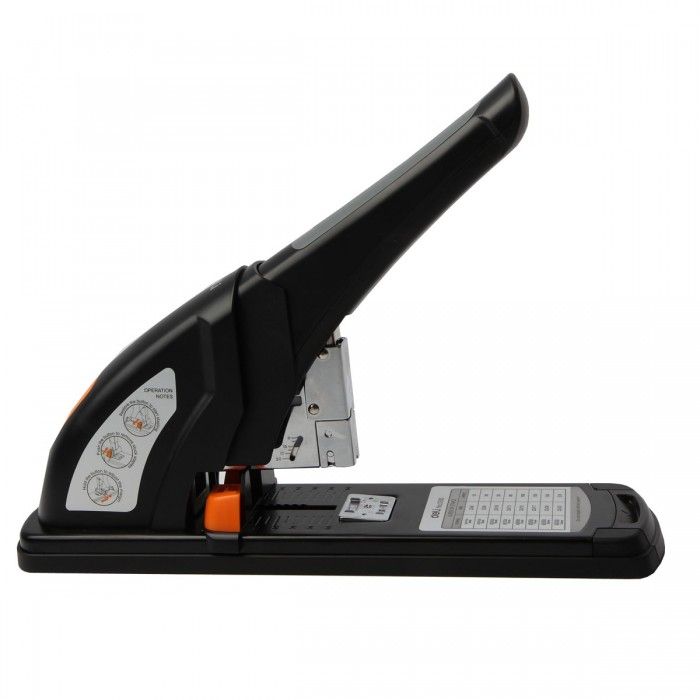Степлер 23/6-23/23 мощность 210листов DELI Effortless без усилий черный, арт. E0385