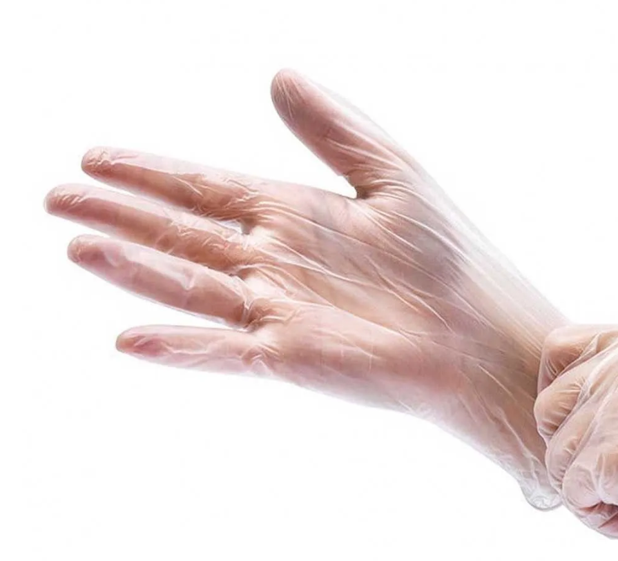 Перчатки одноразовые M (виниловые) 5пар/уп, пакет, арт. 