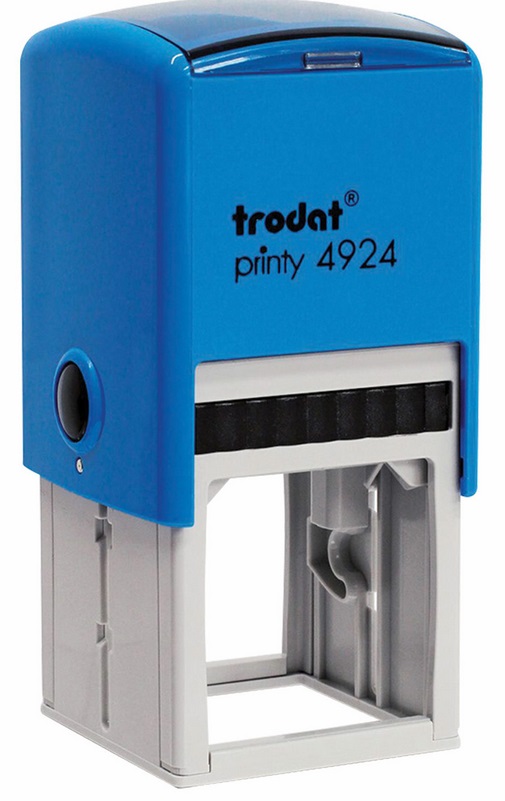 Оснастка d40 TRODAT 4924 с крышкой корпус синий, арт. 52902/236810