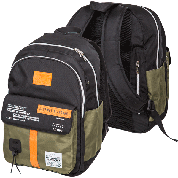 Рюкзак подростковый deVENTE Keep Moving уплотненная спинка с вентилируемыми вставками с отделением для ноутбука, арт. 7032486