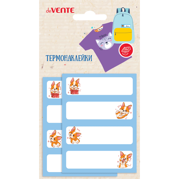 Термонаклейка deVENTE Corgi 8шт/уп, арт. 8004405