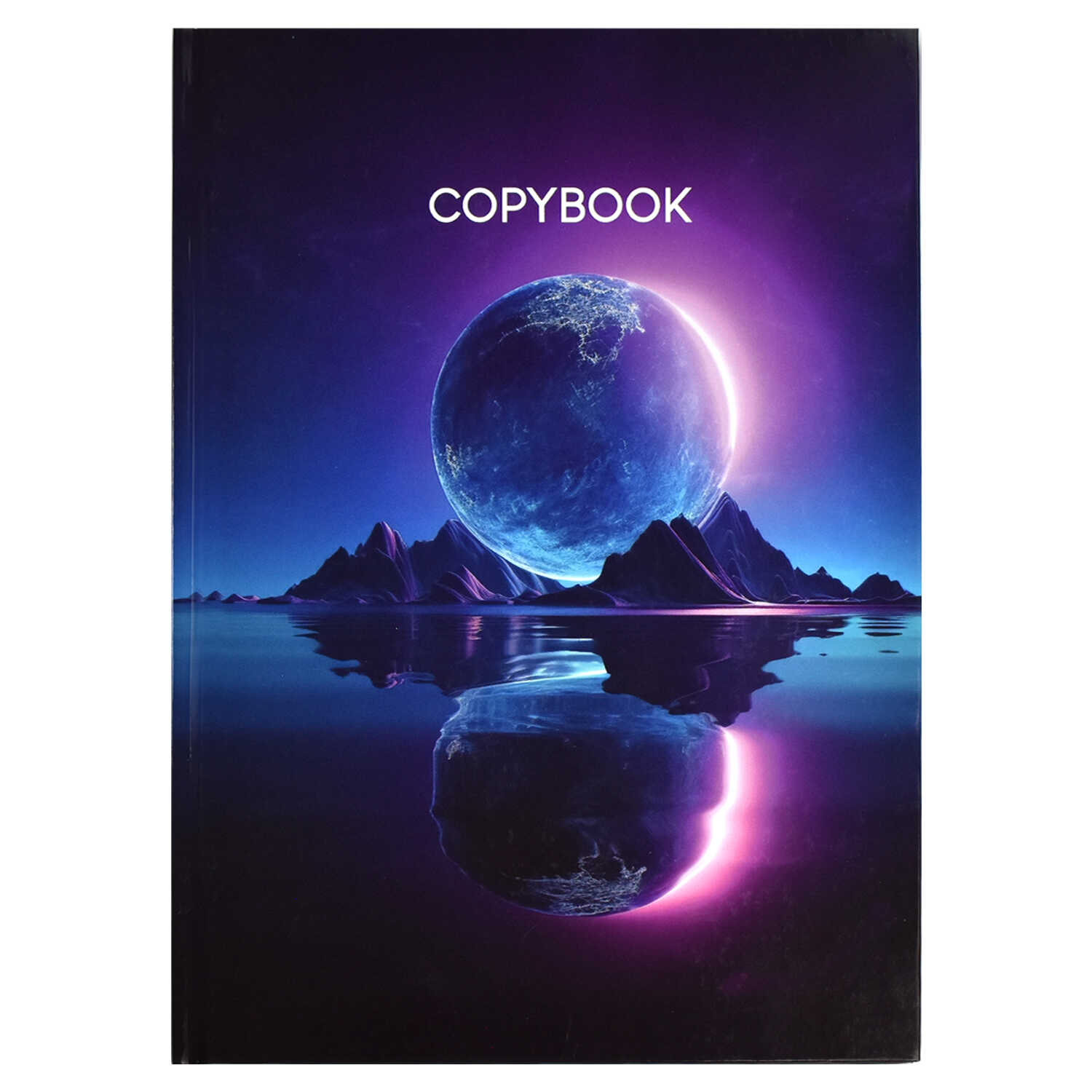 Тетрадь А4 96листов клетка ФЕНИКС Затмение твердая обложка, арт. 61692