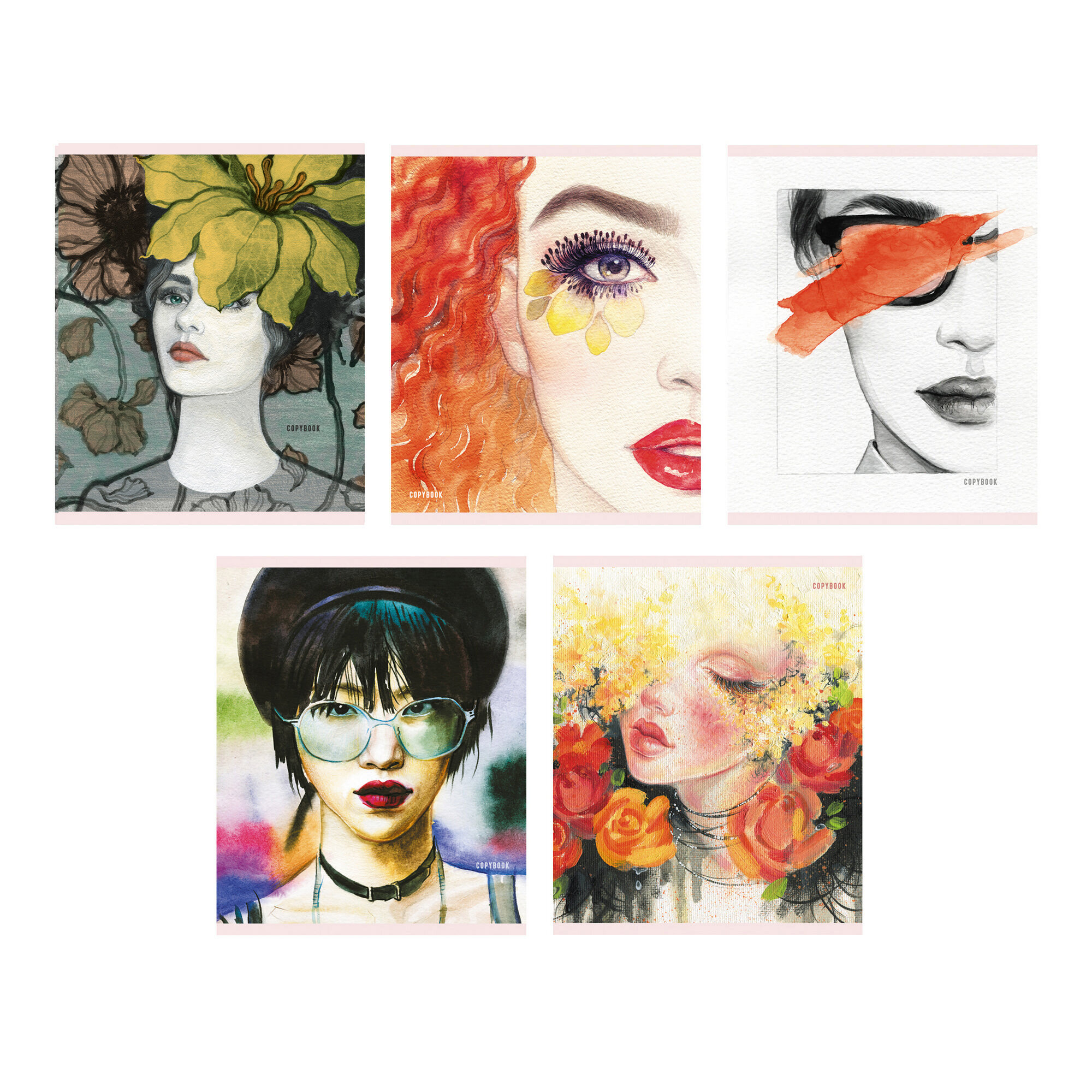 Тетрадь А5 96л клетка LISTOFF Fashion style ассорти, арт. ТЛ967897