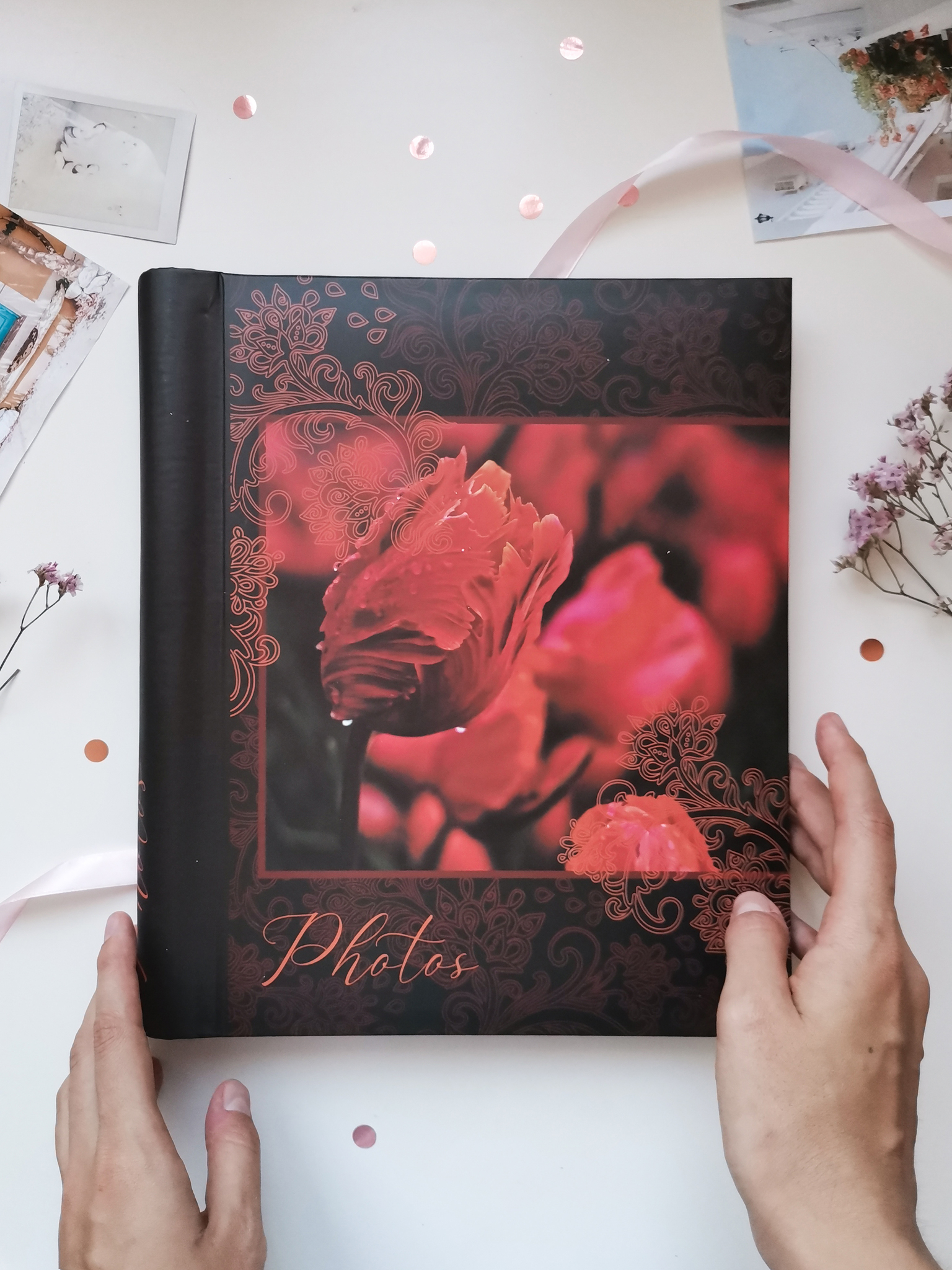 Фотоальбом 23*28см ПОЛИНОМ Bloom 20л магнитный, арт. FA 20М.003