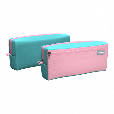 Пенал 1 отделение ERICH KRAUSE Rose с карманом, арт. 54578