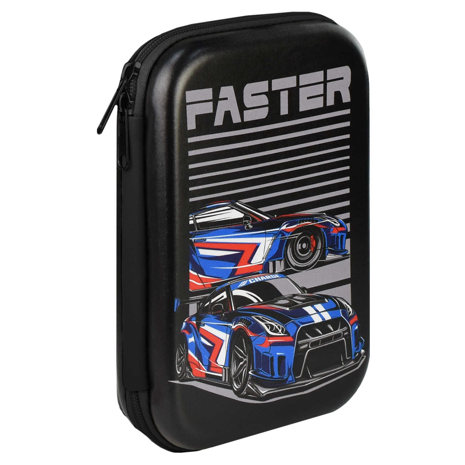 Пенал 1 отделение ФЕНИКС Дрифт с откидной планкой, арт. 63017