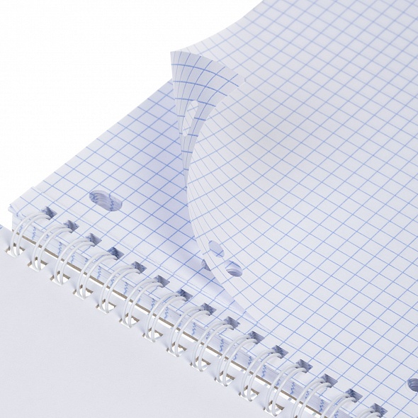 Тетрадь А5 96л клетка спираль ХАТБЕР Megapolis твердая обложка, арт. 96Тт5B1гр_12360