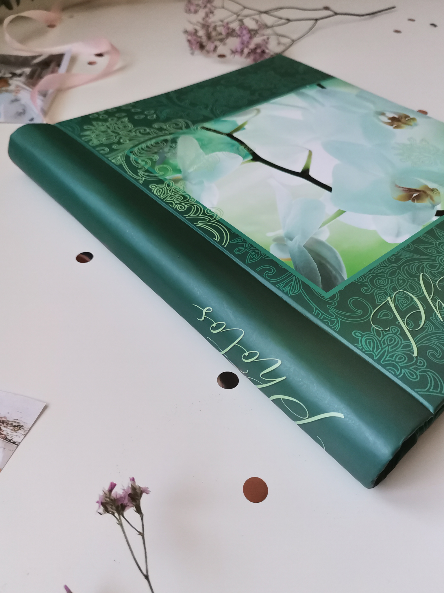 Фотоальбом 23*28см ПОЛИНОМ Bloom 20л магнитный, арт. FA 20М.003