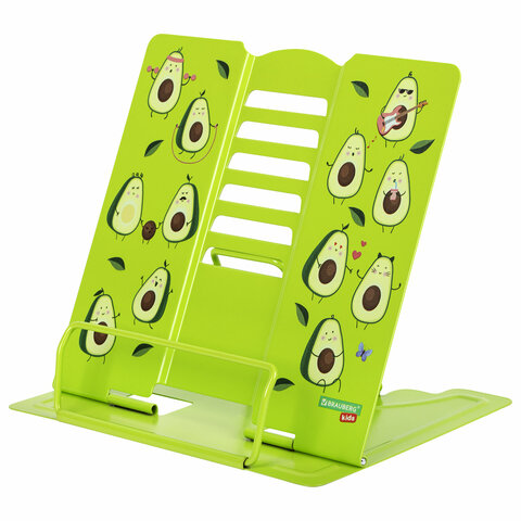 Подставка для книг с упором BRAUBERG KIDS 220х200 Avocado, арт. 238052