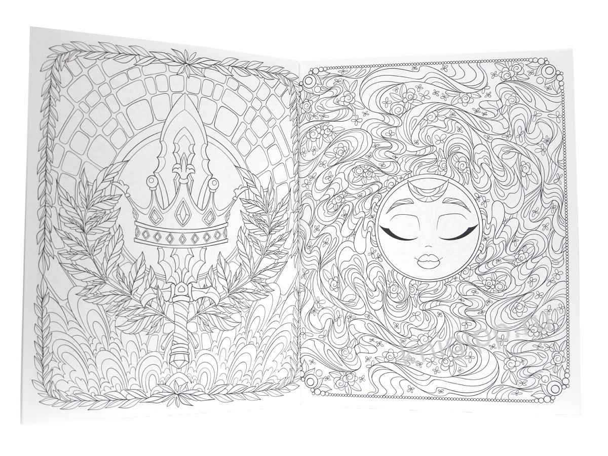 Раскраска антистресс А4 ПРОФ-ПРЕСС Карты Таро, арт. 339303