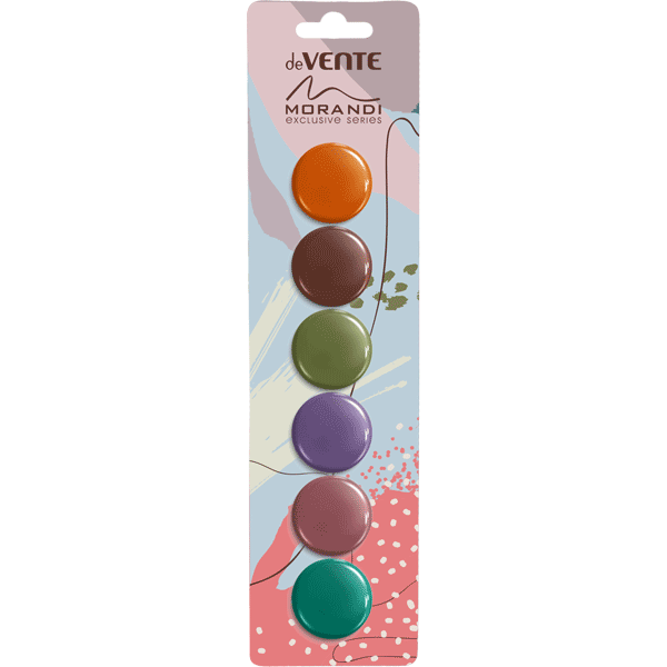 Магнит 30мм 6шт/уп deVENTE Morandi ассорти, арт. 6021200