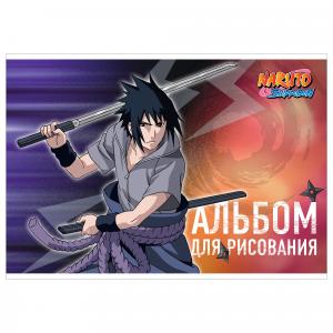 Альбом для рисования 40л скрепка АКАДЕМИЯ ХОЛДИНГ Naruto, арт. NT16