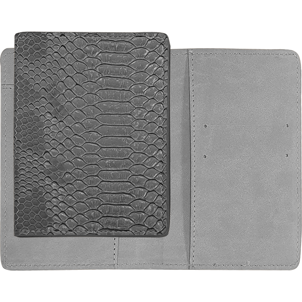 Обложка на паспорт deVENTE Clair искусственная кожа 2 отделения для визиток черная, арт. 1030007