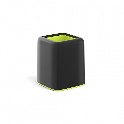 Подставка для письменных принадлежностей ERICH KRAUSE Forte Accent черная/желтая, арт. 55840