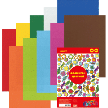 Фоамиран цветной А4 10цветов 10листов 1мм deVENTE Cosmo, арт. 8040796