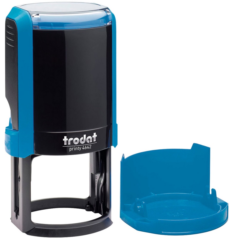 Оснастка d42 TRODAT с крышкой корпус синий, арт. 4642/66584