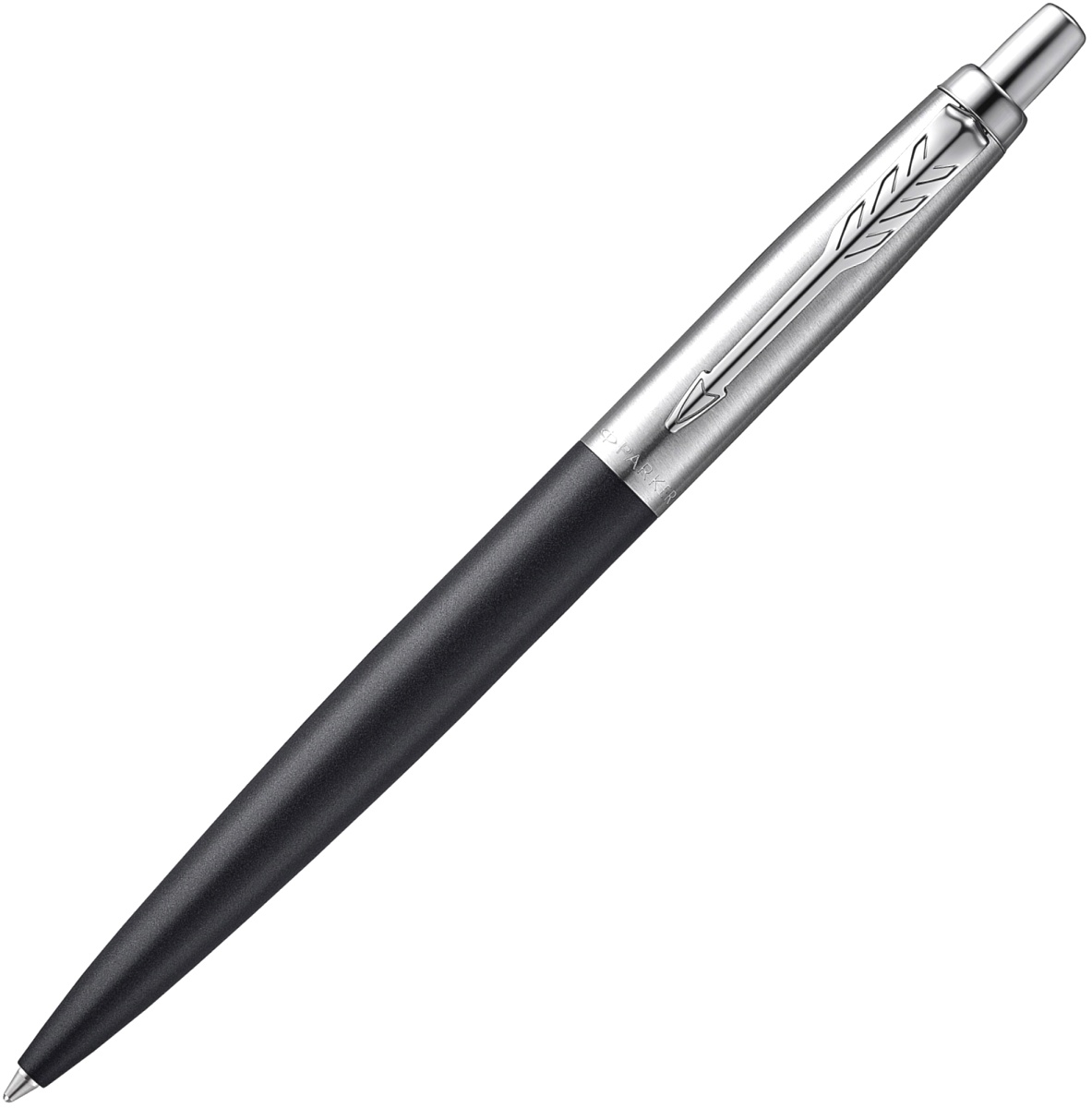 Ручка подарочная шариковая автоматическая синяя PARKER Jotter XL K69 Matte Black CT корпус черный лак/хром в футляре, арт. 2068358