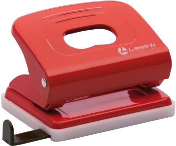 Дырокол на 20л LAMARK металлический красный, арт. PN0149-RD