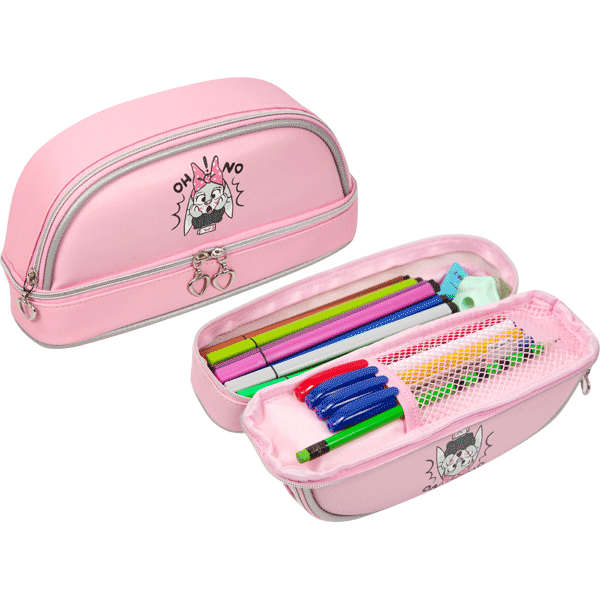 Пенал 2 отделения deVENTE Ой, нет! искусственная кожа, арт. 7023205