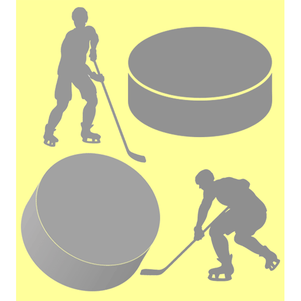 Световозвращающие наклейки 190*110мм Hockey deVENTE серебристо-белые, арт. 9083203