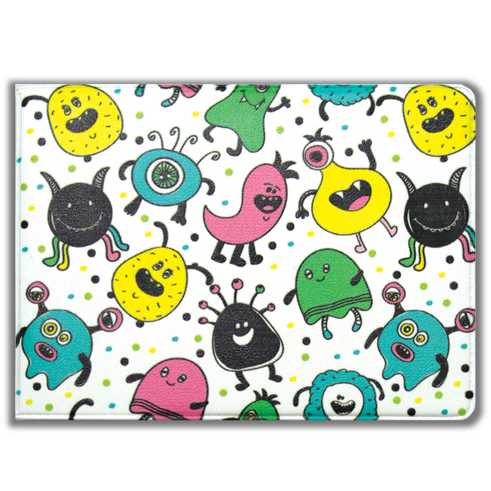 Обложка для студенческого билета ДПС Чудики кожзам, арт. 3162.Р1