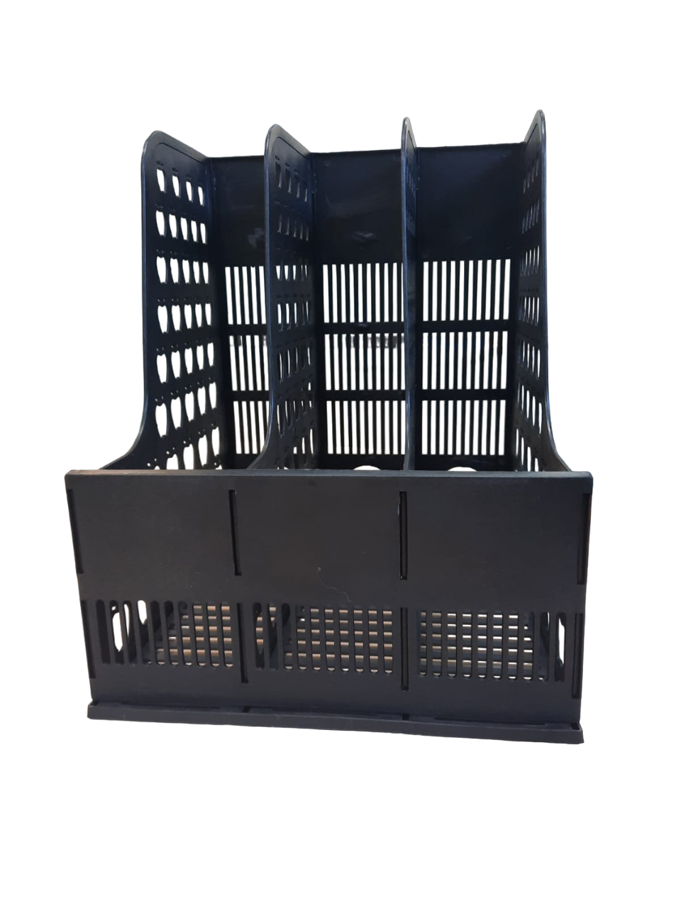 Лоток вертикальный 3-х секционный UNION черный, арт. ABT930146