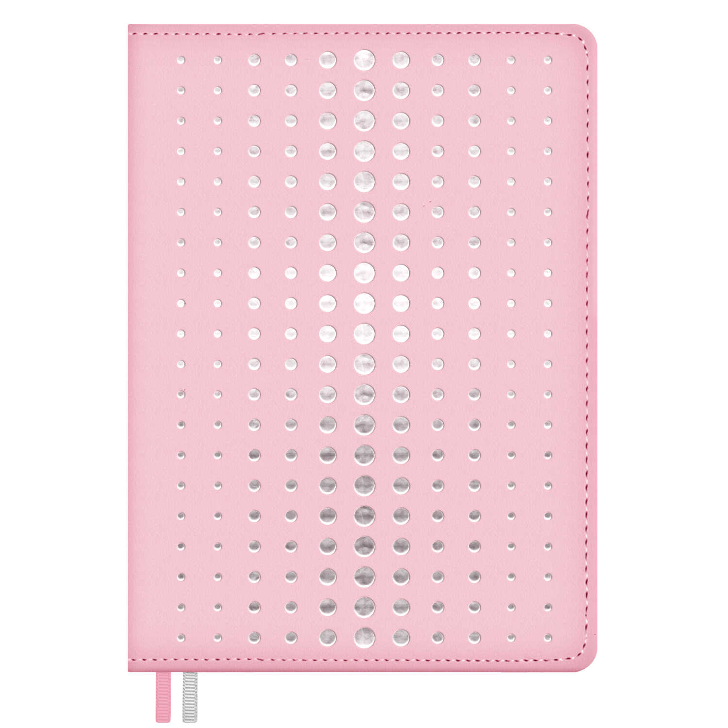 Ежедневник недатированный А6+ ФЕНИКС Escalada Плонже искусственная кожа розовый, арт. 67267