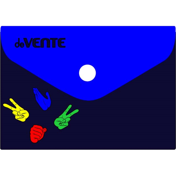 Папка конверт на кнопке А7 150мкр deVENTE Deal, арт. 3079057