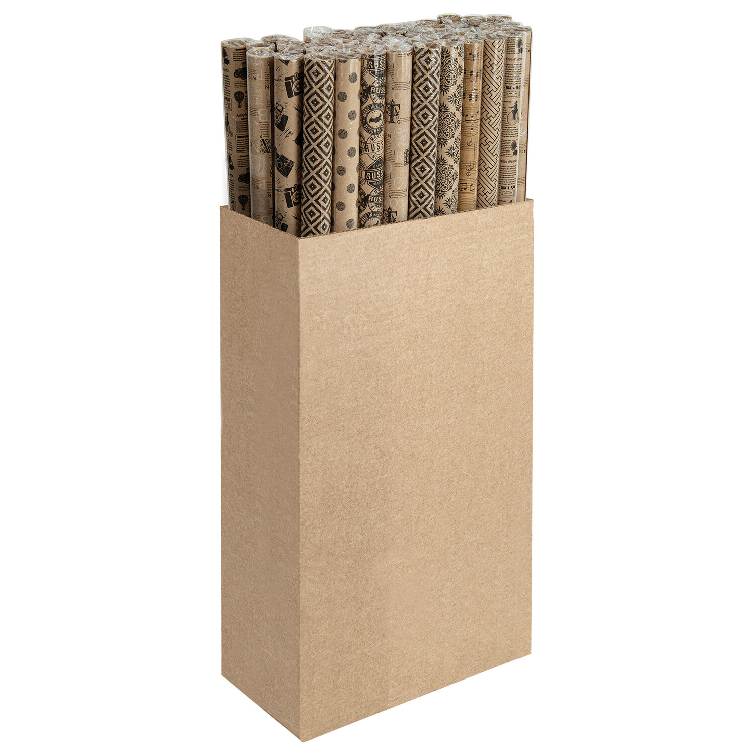 Бумага упаковочная 70*100см Kraft Unlimited ЗОЛОТАЯ СКАЗКА ассорти, арт. 591913