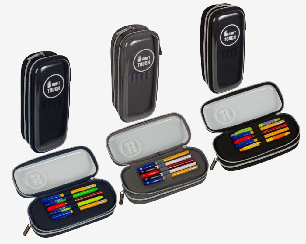 Пенал 2 отделения deVENTE Do Not Touch ассорти, арт. 7023318