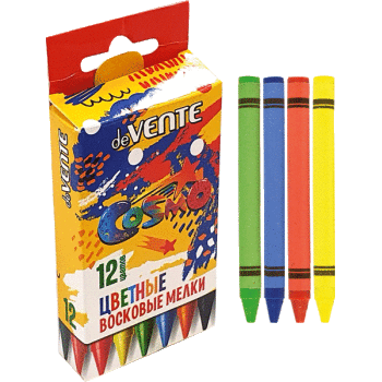 Карандаши восковые 12цветов deVENTE Cosmo, арт. 8077814
