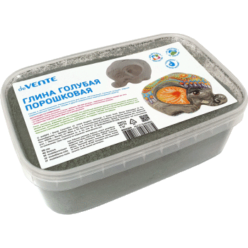 Глина для лепки 1000гр порошковая deVENTE голубая, арт. 8042004/8042302