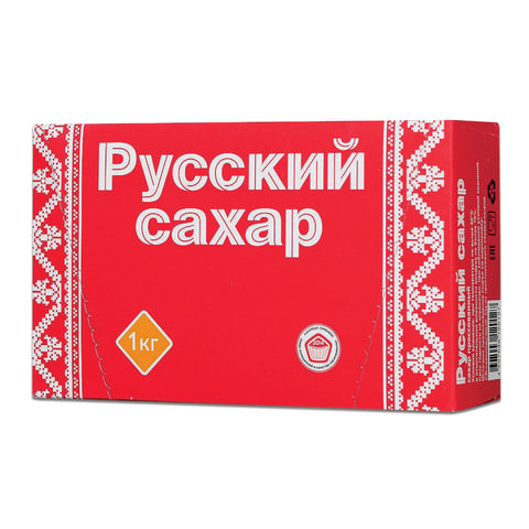 Сахар-рафинад Русский 1кг картонная упаковка, арт. 620433/ 20127