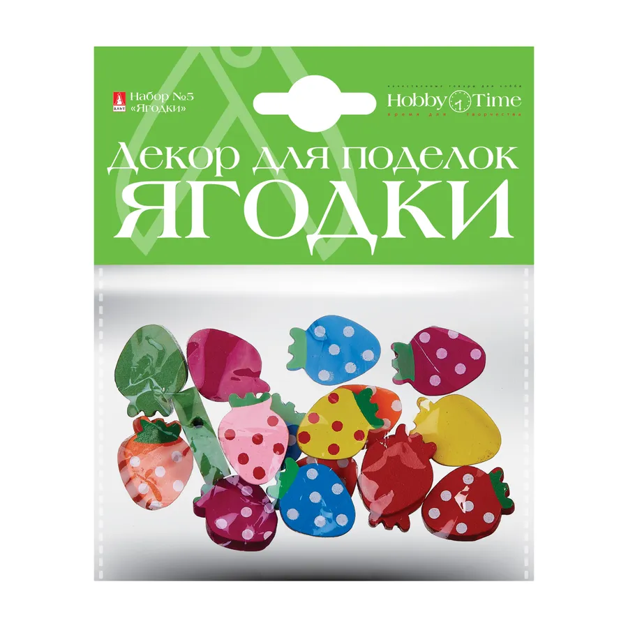 Декор для творчества Из дерева Ягодки №5 АЛЬТ, арт. 2-363/05