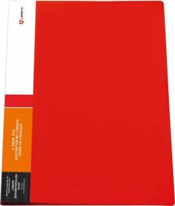 Папка 4 кольца А4 25/32мм пластиковая LAMARK красная, арт. RF0169-RD
