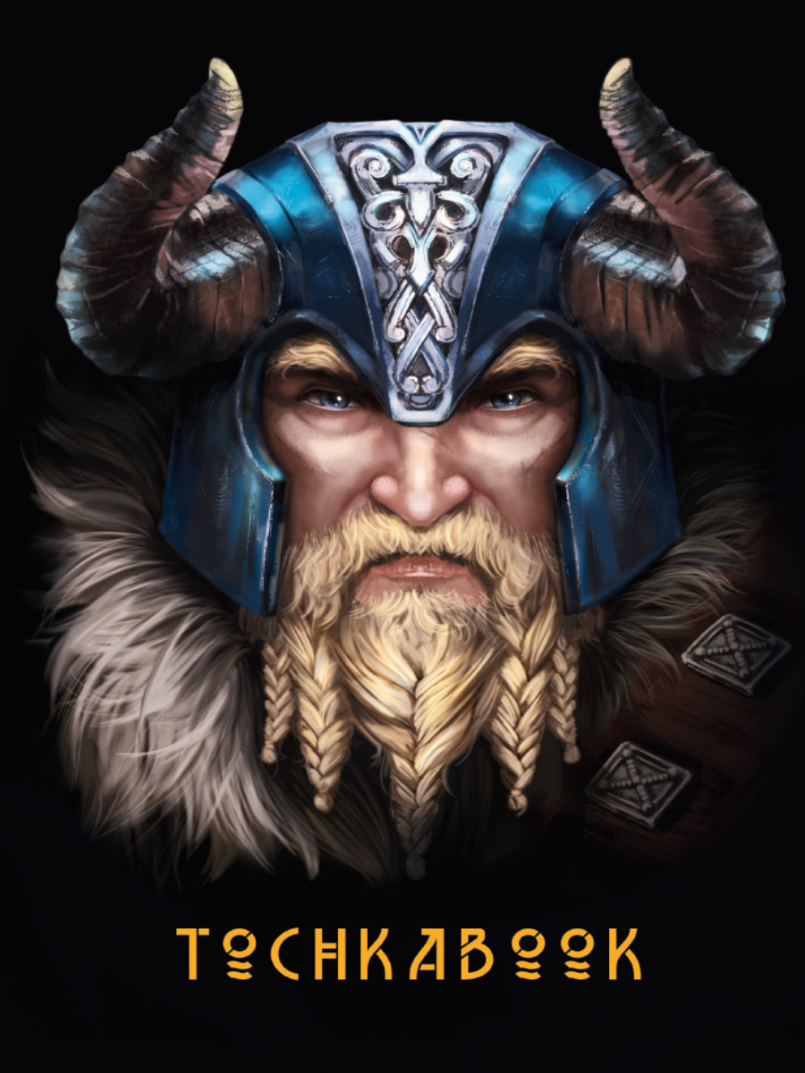 Зап книжка А5 72л в точку ПРОФ-ПРЕСС Medium Викинг тв обл на резинке (точкабук), арт. 72-2675