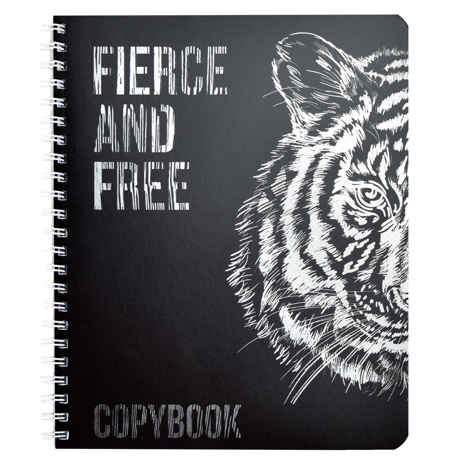 Тетрадь А5 80л клетка спираль ФЕНИКС Тигр, арт. 59083