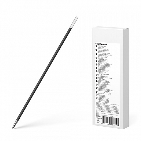 Стержень шариковый черный 140мм 1,0/0,5 ERICH KRAUSE R-301, арт. 25541