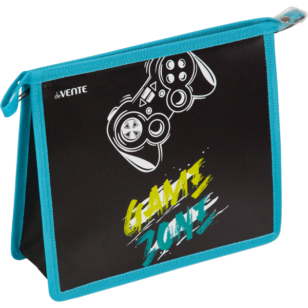 Папка для тетрадей А5 на молнии 1 отделение deVENTE Game Zone дно с расширением до 8см, арт. 8056386