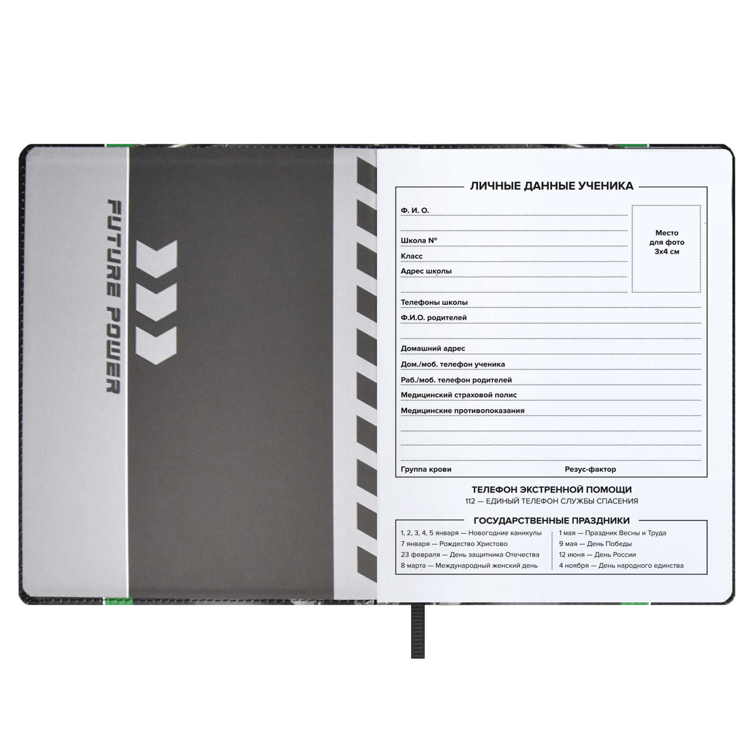 Дневник 1-11 класс твердая обложка искуственная кожа ФЕНИКС Футуристичные тачки, арт. 62140