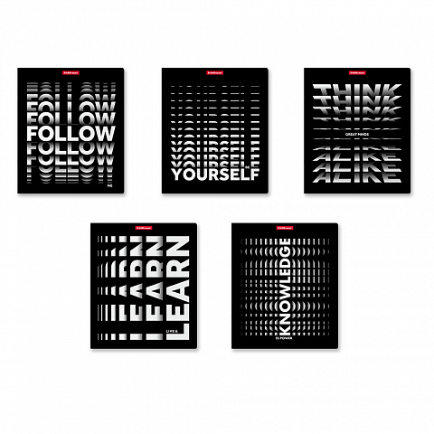 Тетрадь А5 96л клетка ERICH KRAUSE Follow Me ассорти, арт. 52963