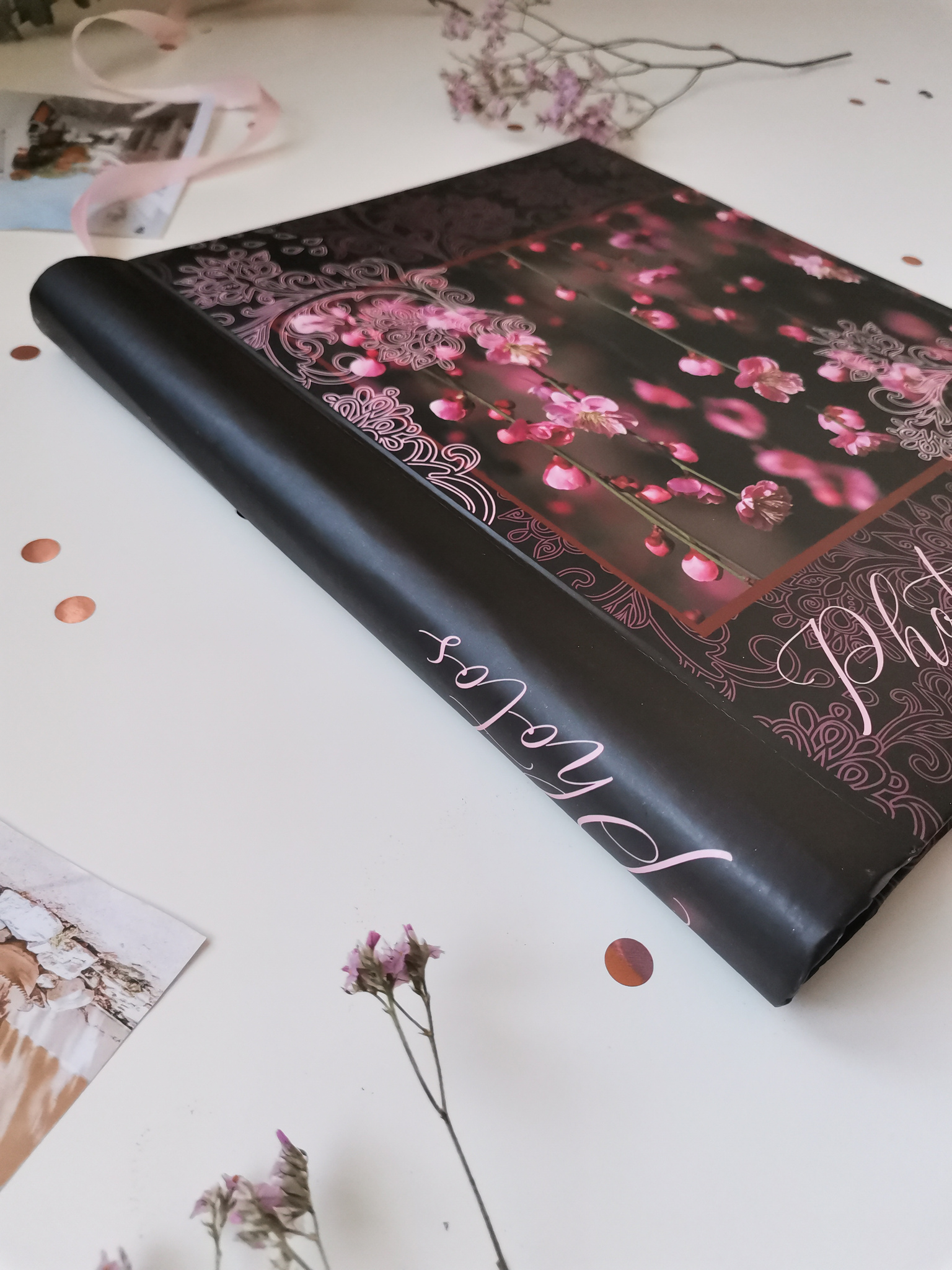 Фотоальбом 23*28см ПОЛИНОМ Bloom 20л магнитный, арт. FA 20М.003