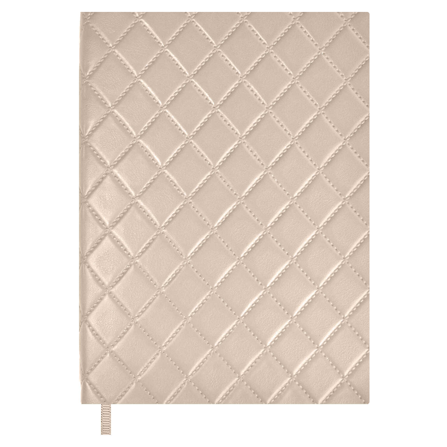 Ежедневник недатированный А6+ ФЕНИКС Escalada Стэп кремовый блок интегральная обложка искусственная кожа молочный, арт. 67285