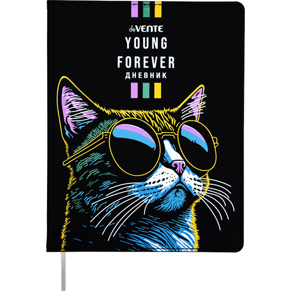 Дневник 1-11 класс интегральная обложка искусственная кожа deVENTE Young Forever, арт. 2020463