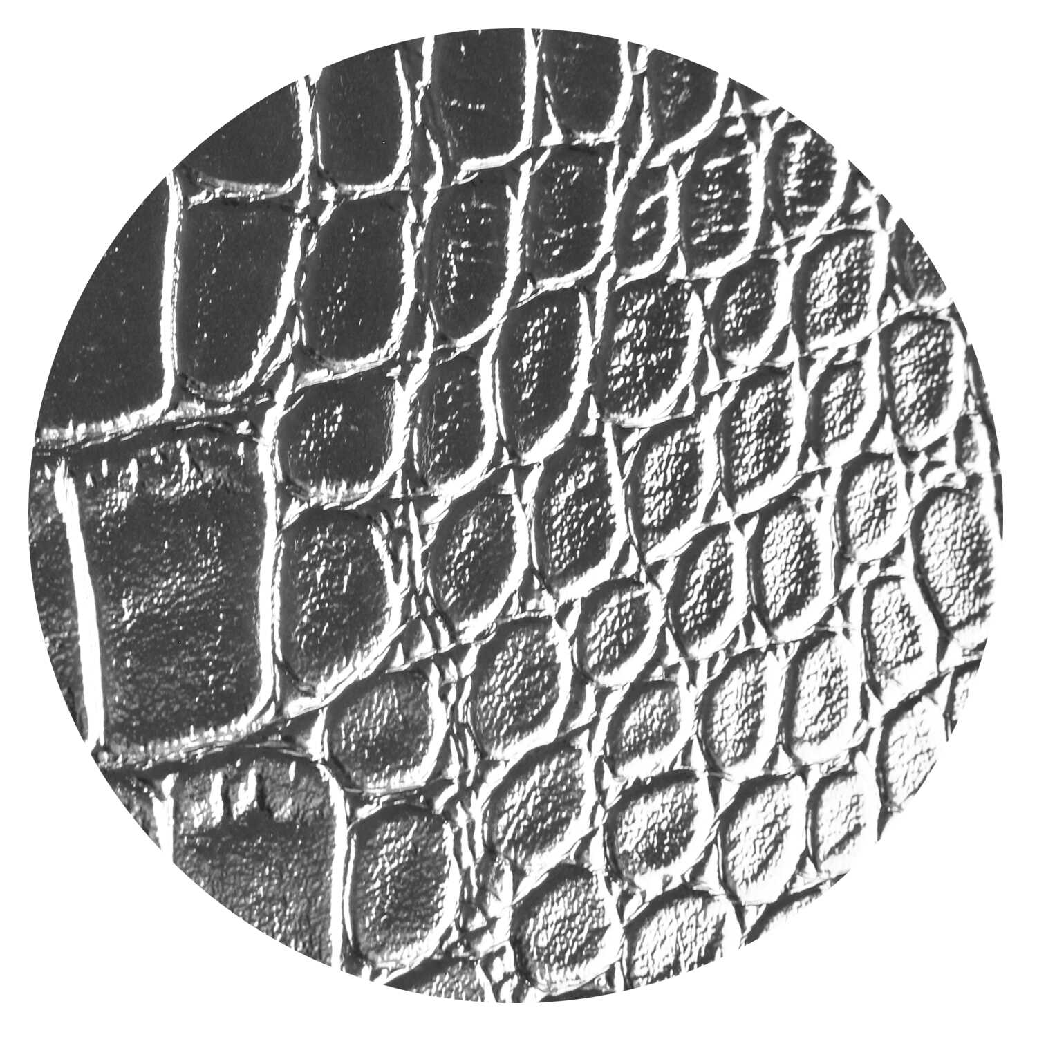 Ежедневник недатированный А6+ ФЕНИКС Escalada Кроко кремовый блок интегральная обложка Металлик серебро срез серебряный, арт. 64219